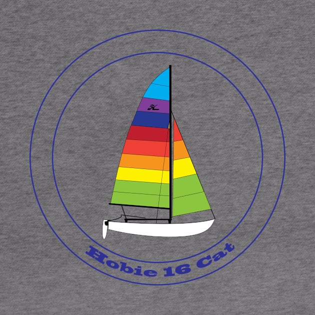 Hobie 16 Catamaran Sailboat by CHBB